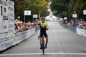 Simone Ravanelli vince in solitario l'83a Coppa Collecchio - G.S. Virtus Collecchio